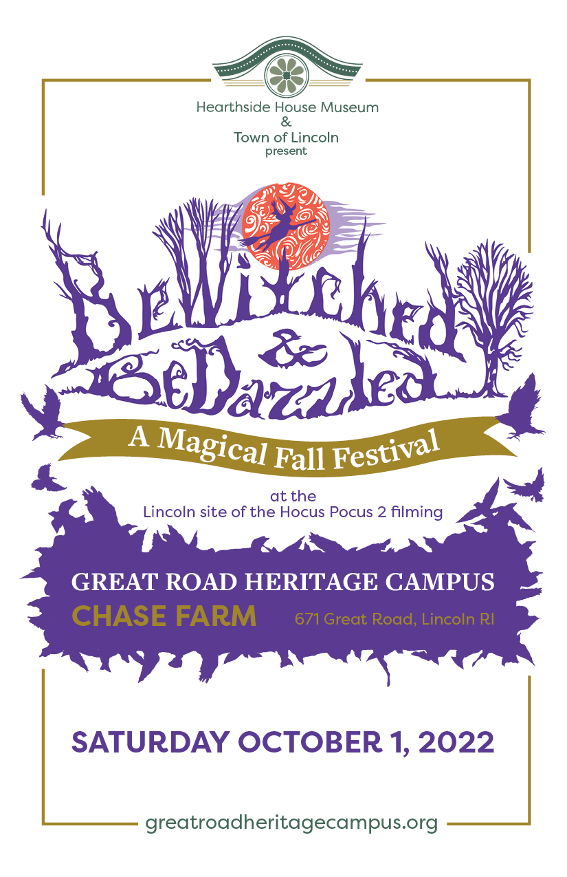 Cover design for the 2022 BeWitched & BeDazzled fall festival program