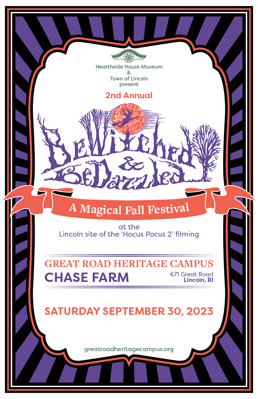 Cover design for the 2023 BeWitched & BeDazzled fall festival program